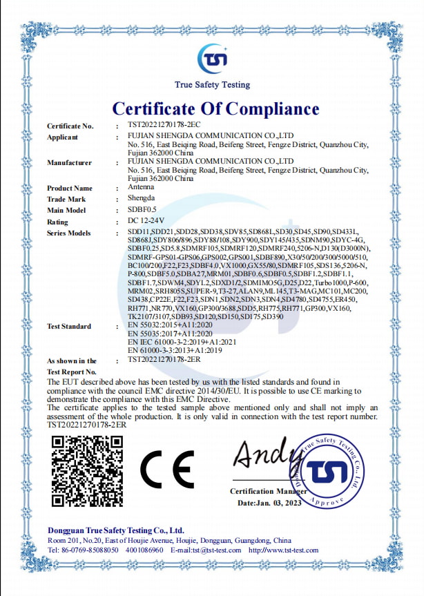 Сертификаты CE